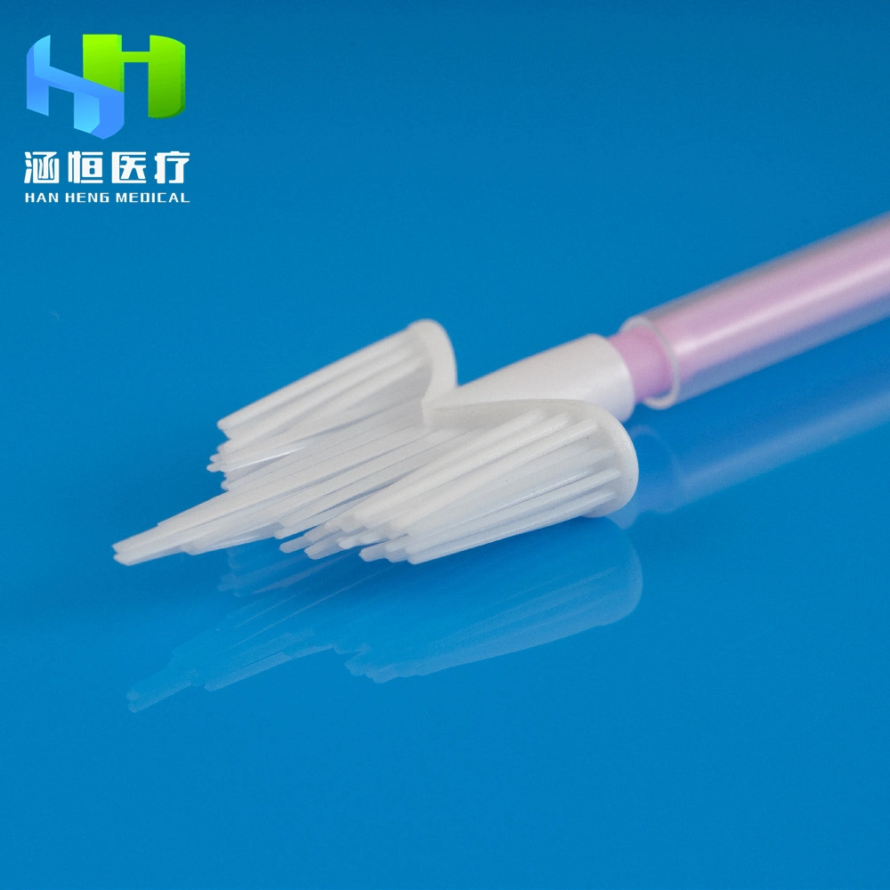 Tct Hpv Test Sampling Brushes with CE FDA Female Sterile Nylon Cervix Brush Cytology Gynecological Endocervical Smear Examination Brush