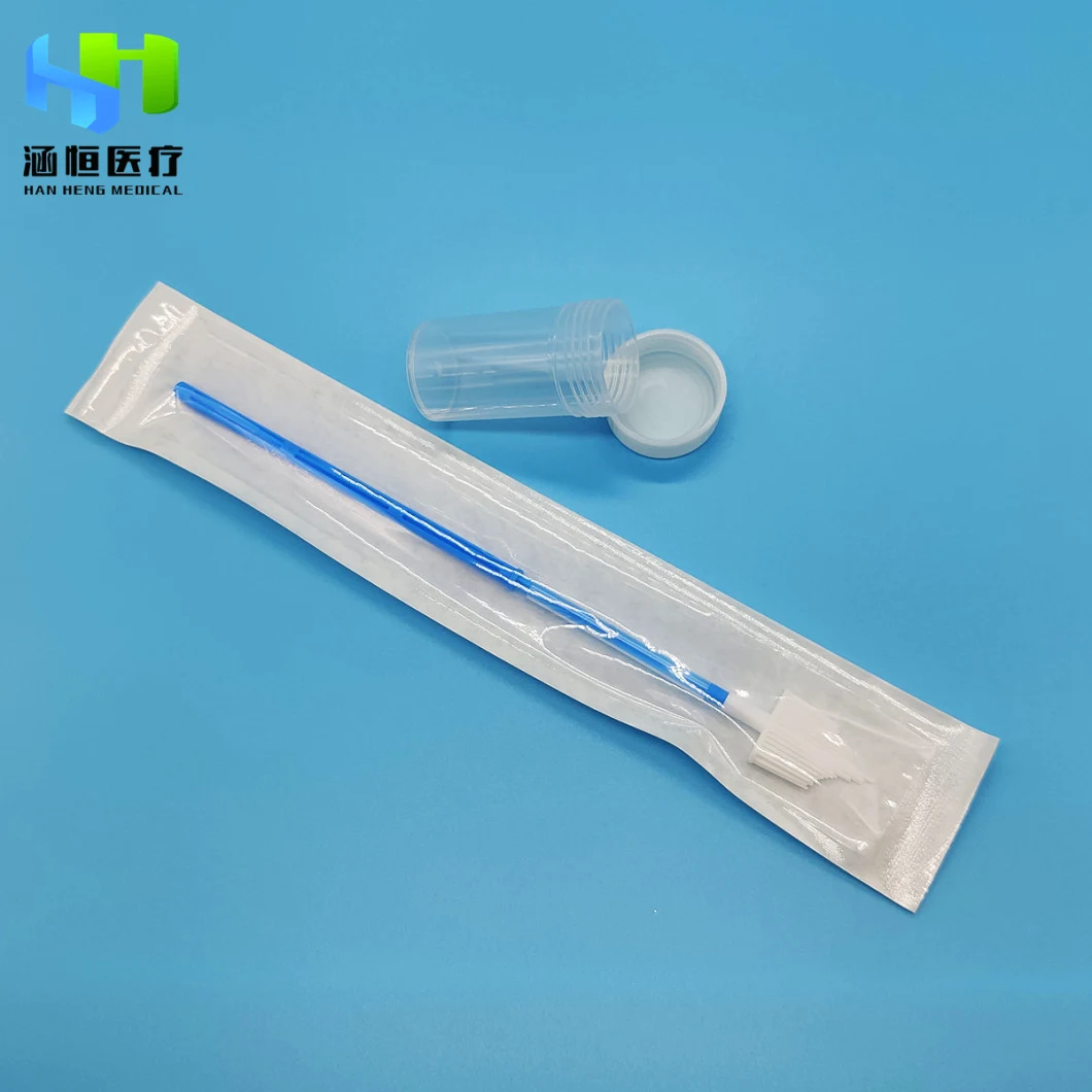 High Quality Medical Specimens Tubes with Sterile Cytology Brushes Cervical Brush for Cell Sampling with CE FDA FSC