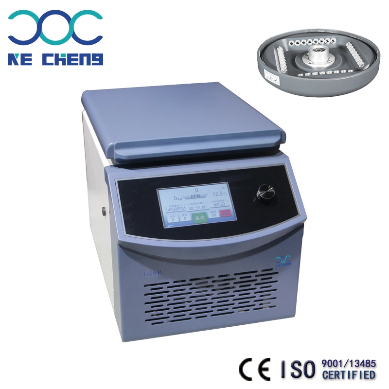 1-16r Touch Screen Laboratory 1.5 Ml 2.0 Ml Table High Speed Refrigerated Centrifuge for Virus Test