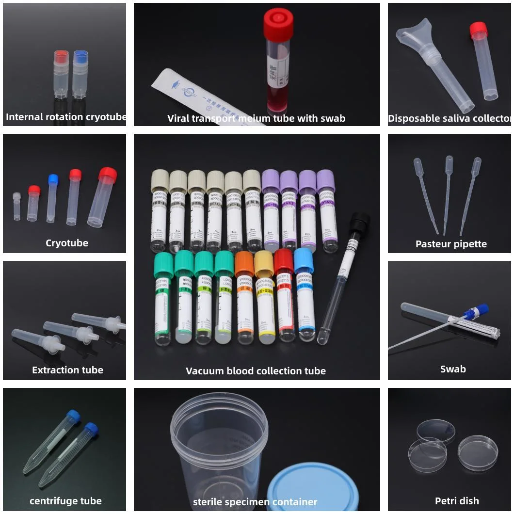 1ml, 1.8ml, 5ml Medical φ 20× 58mm Vials Cryogenic Storage 2ml Self Standing Cryotube