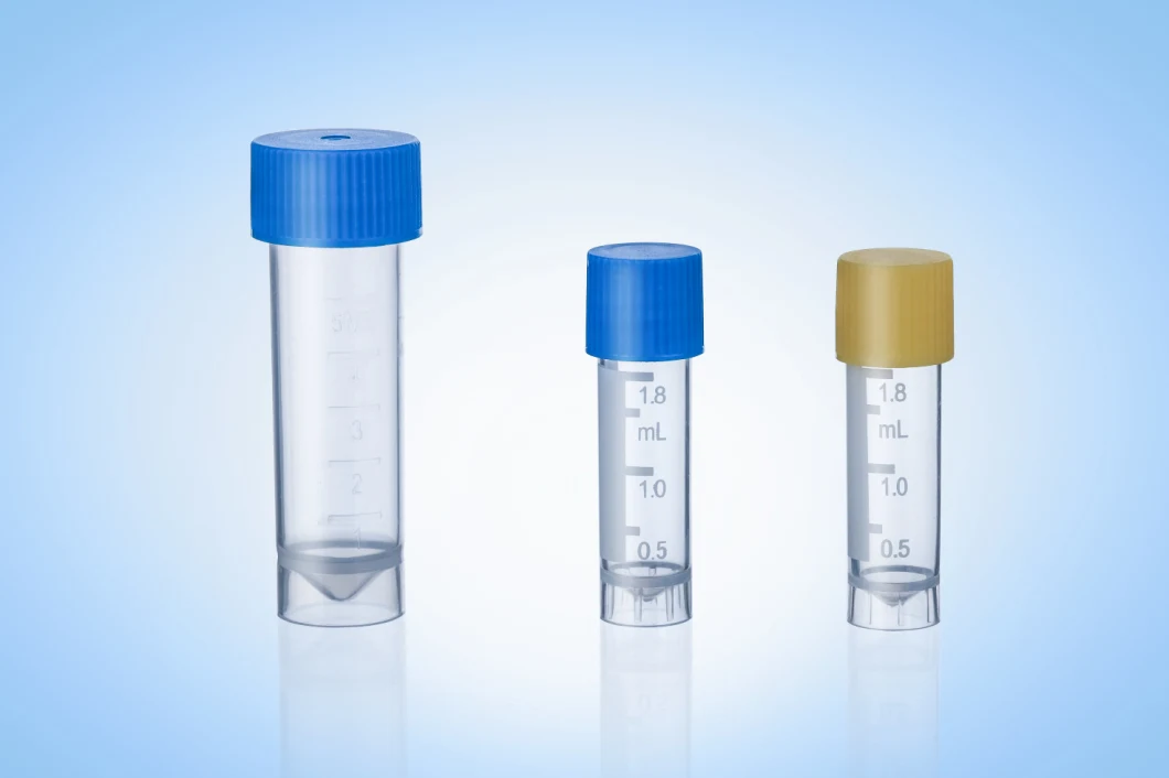 5ml Flat Bottom Cryovial Tube with Screw Cap