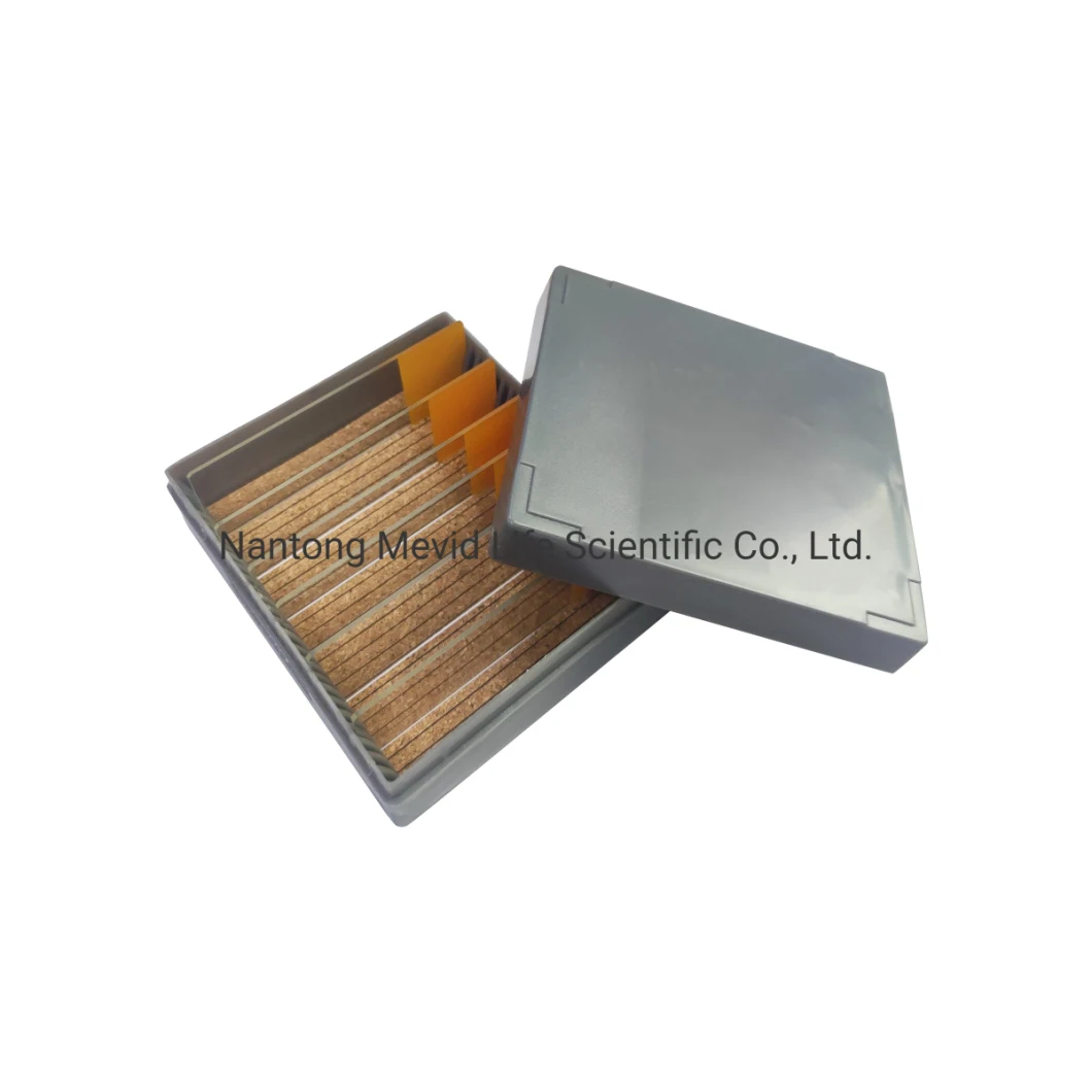 Laboratory Consumable Microscope Slide Storage Boxes with Highly Polished