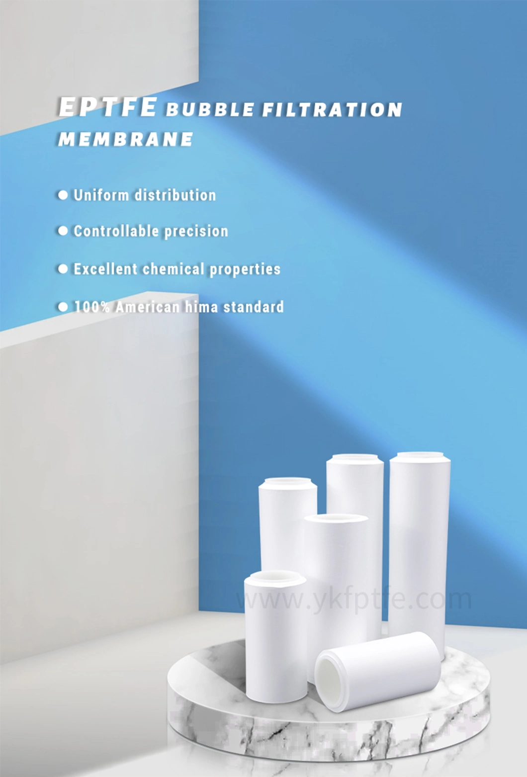 UNM 0.1um Hydrophilic Membrane PTFE for Medical Treatment Laboratory Equipment